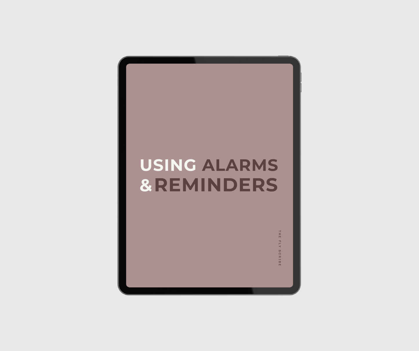 Using Alarms and Reminders Executive Worksheet