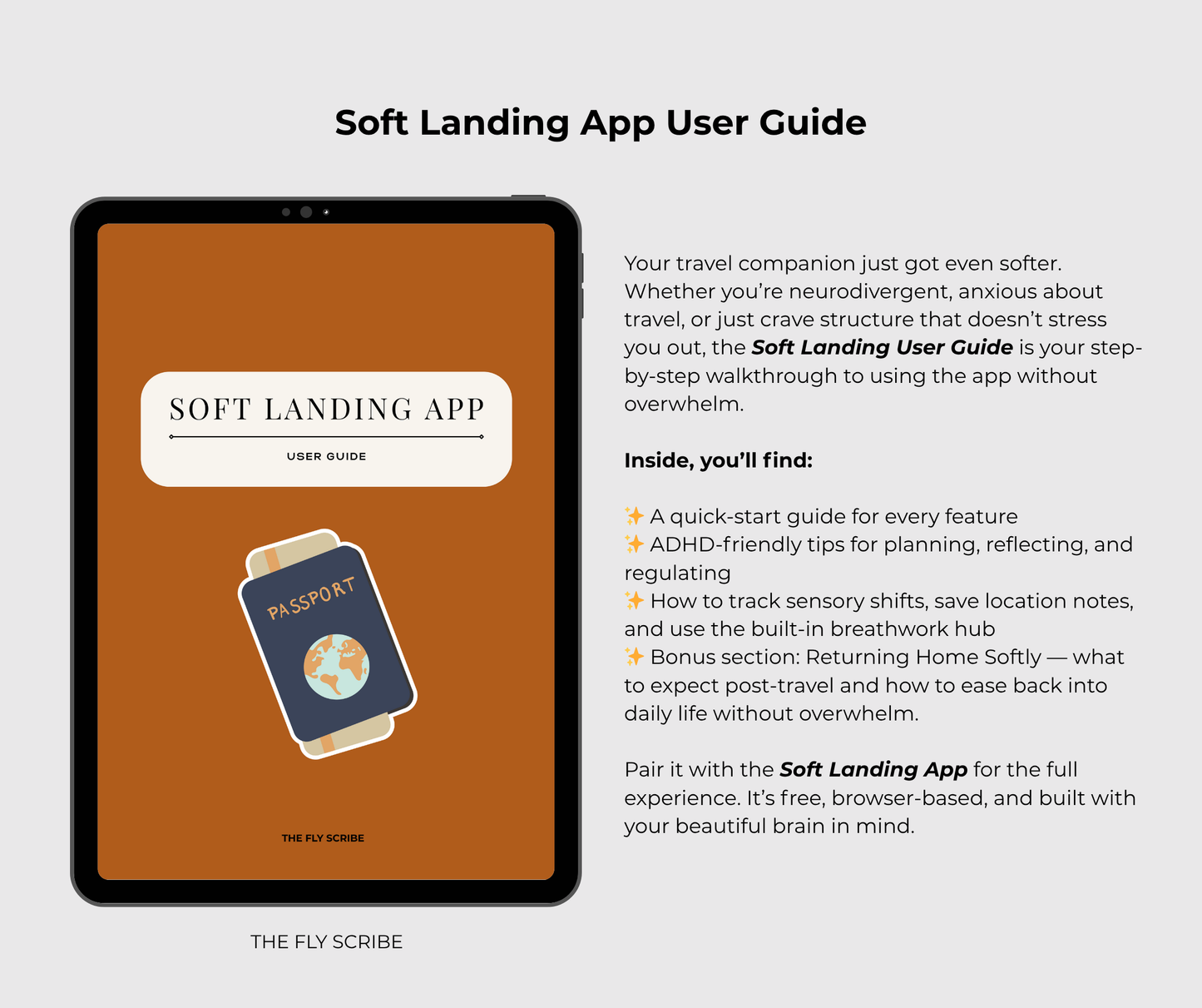 Soft Landing™ App For Neurodivergent Travelers