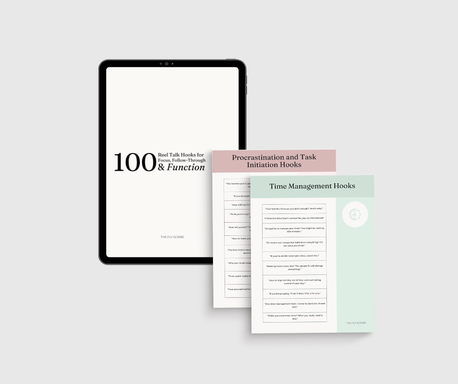 100 Reel Talk Hooks for Focus, Follow-Through & Function