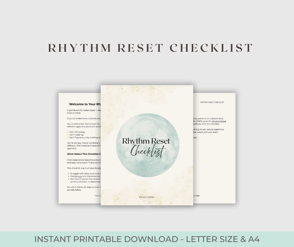 Rhythm Reset Checklist