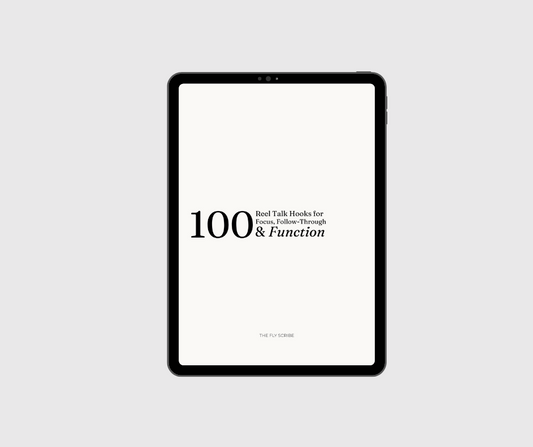 100 Reel Talk Hooks for Focus, Follow-Through & Function