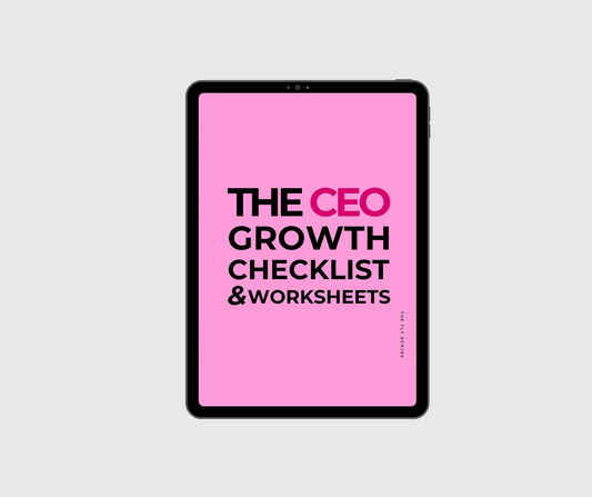 The CEO Growth Checklist + Worksheets